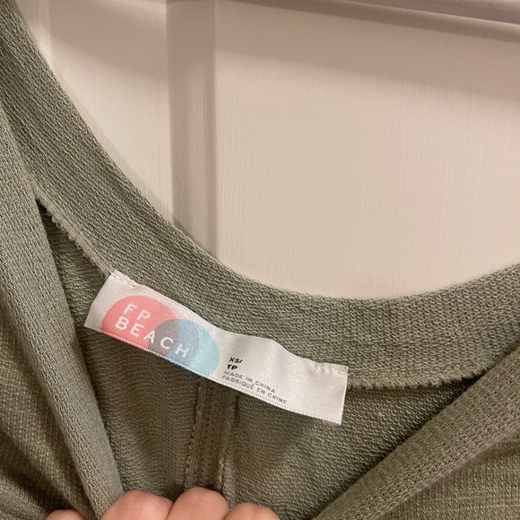 Free People green dress - Picture 4 of 6